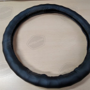 Чехол М(37-39см), (Черная, волна, экокожа)